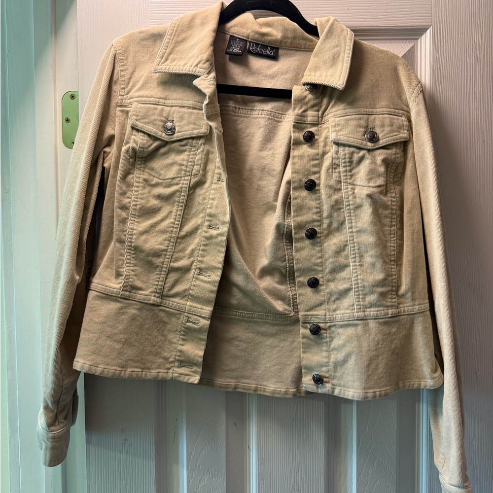Rafaella Tan Jean Jacket Classic Style
